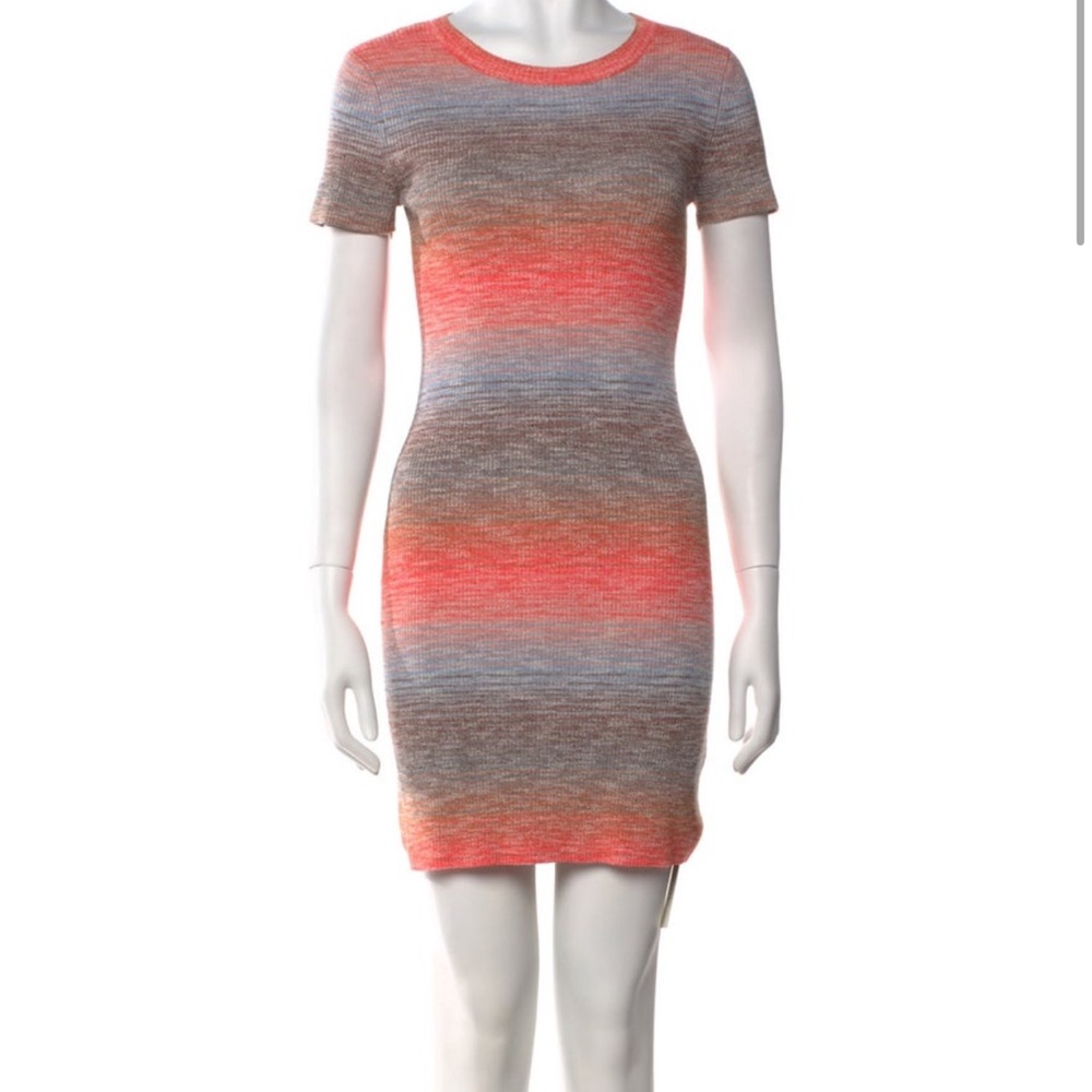 Intermix Multicolor Striped Knit Dress